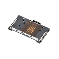 Conector de Tarjeta Inteligente MUP de 8 Pines +ESD Tipo SMT con Tecnología de Fricción para Máquinas Expendedoras POS, 500,000 Ciclos