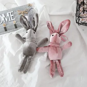 促销价格Animeal公仔吊坠毛绒兔子婴儿玩具天鹅绒祝情人节纪念品