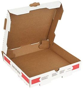 Boîte à pizza biodégradable personnalisée en gros, toutes tailles, carton ondulé avec impression de logo en relief, boîte à pizza en carton ondulé pas cher - Product Image 1