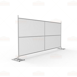 6x12ft di động mạ kẽm xây dựng Chuỗi liên kết Bảng điều khiển hàng rào tạm thời cho các sự kiện - Product Image 3