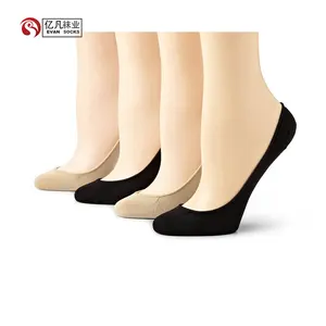 EVAN-A 133 no show cotton shallow mouth sock summer loafer socks slip invisible foot short drop ship socks for flats