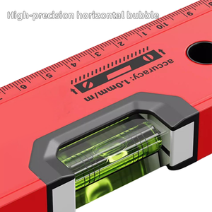 Inşaat, HVAC, marangoz, fayans, sıhhi tesisat ve genel ev kullanımı için manyetik torpido seviye alüminyum dijital su terazisi - Product Image 4