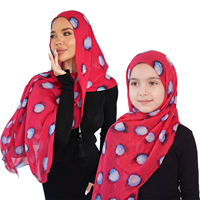Tenues scolaires modestes pour adolescentes et enfants, hijab pour filles de 7 à 12 ans, ensemble de hijab en coton pour filles