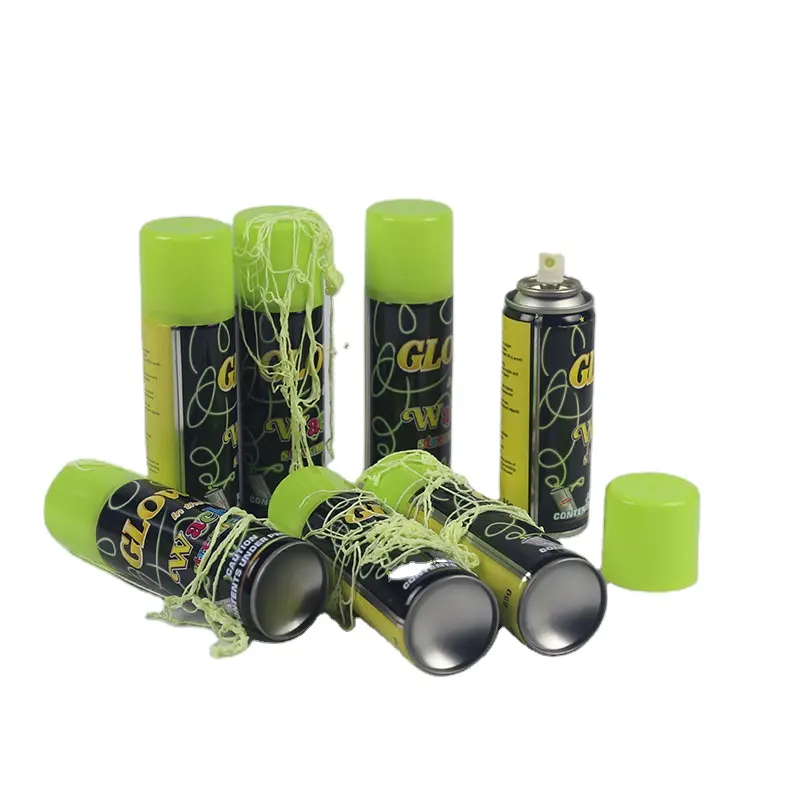 Oem Fabriek Fluorescerend Licht Party Spray Carnaval Verjaardag Festival String Party Spray