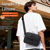 Tas Selempang Urban Anti Air Bahan Nylon Ringan 0,29kg Ritsleting YKK Gesper Magnetik Tas Kasual Pria