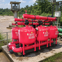Système d'irrigation multicouche professionnel en acier au carbone avec filtre à sable à lavage automatique par contre-courant PLC et sable de quartz