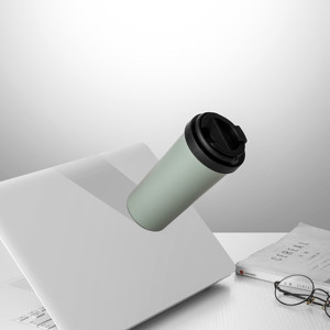 <span class=keywords><strong>Mug</strong></span> isotherme en acier inoxydable avec base antidérapante, garde l'eau chaude et froide - Product Image 2