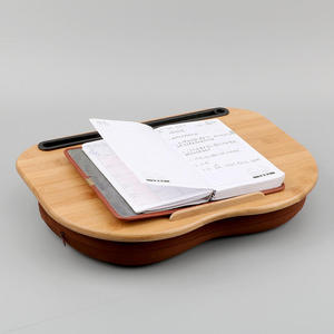 OEM ODM Wholesales Computer Accessories Bamboo Laptop Stand <strong>Lap</strong> Desk for Laptop <strong>with</strong> <strong>Cushion</strong> - Product Image 2