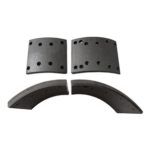 HD90009440176 0176A 81.50221.0535 Pastiglie Freno Anteriori Tipo <span class=keywords><strong>B</strong></span> a 8 Fori per Assale Shacman Delong F3000 - Product Image 5