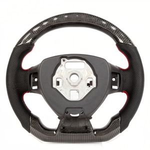 <span class=keywords><strong>Volante</strong></span> <span class=keywords><strong>Deportivo</strong></span> de Fibra de Carbono Real con LED de Velocidad RPM para Chevrolet <span class=keywords><strong>Chevy</strong></span> Camaro 2007-2013, <span class=keywords><strong>Volante</strong></span> de Cuero Negro - Product Image 6