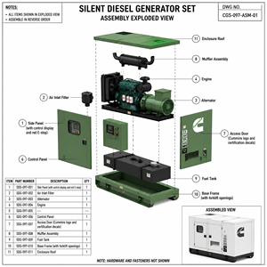 Cummins Perkins Weichai Yuchai <b>Generator</b> 350kw 320kw 200kw <b>Silent</b> Diesel <b>Generator</b> for diesel <b>Silent</b> <b>Generator</b> Sets with 3 Phase - Product Image 2