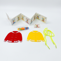Juguetes Educativos de Nuevo Diseño, Casa de Juegos, Juego de Ropa, Aprende Colores y Formas, Material Plástico, Mejora la Creatividad para Niños