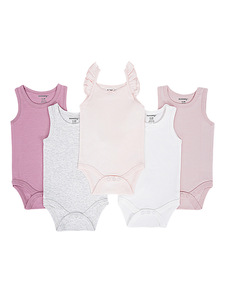 Mameluco Informal Estampado 100% Algodón para <span class=keywords><strong>Bebé</strong></span> Recién Nacido con Cierre de Botones y Estampado de Dibujos Animados - Product Image 4