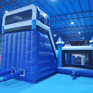 PVC <span class=keywords><strong>Inflatable</strong></span> nhảy lâu đài nhà bị trả lại với trượt công viên giải trí kết hợp lâu đài bouncy và trượt với quạt phụ kiện - Product Image 6