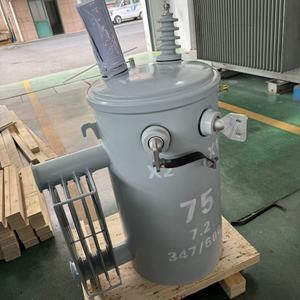 Transformateur monophasé immergé dans l'huile Dingxin 13,<span class=keywords><strong>2</strong></span> kV 13,8 kV 10 kVA, garantie de <span class=keywords><strong>2</strong></span> ans, prix pour une utilisation extérieure, faible perte, haute performance - Product Image 4
