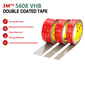 Ruban de fixation haute résistance 3M VHB <span class=keywords><strong>5608</strong></span>, noir 0,6 mm |   Distributeur agréé pour l'automobile et la construction - Product Image 1