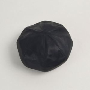 Nuevo Sombrero Boina de Piel Sintética Suave Imitación Borrego para Mujer, Estilo Newsboy Simple, Colección Otoño-Invierno 2024 - Product Image 6