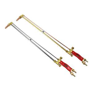 Torche de découpe sur mesure à tête droite, entièrement en cuivre et acier inoxydable, G01 30 100 300, allumage manuel, longueur de câble 1M - Product Image 1