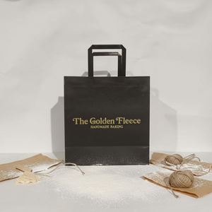 Bolsas de Compra de Papel Kraft Personalizadas Directas de Fábrica con Logotipo, Bolsas de Regalo de Lujo Ecológicas - Product Image 3