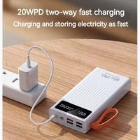 Cargador Portátil de Alta Velocidad con Banco de Energía de Carga Rápida de 30000mAh, 20000mAh, 10000mAh, Bancos de Energía de Alta Capacidad de 40000MAH