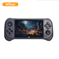 Console de jeu portable X53 avec écran de 5,1 pouces, 8 Go, lecteur de jeux rétro portable avec livres électroniques, musique, vidéo pour cadeau d'enfant Wiisun