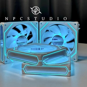 Venta al por mayor 120mm Super ARGB Macho Pink Prism 6PRO NPC's Silent PC Case LED plástico ventiladores de refrigeración 5V 3Pin conector para <span class=keywords><strong>CPU</strong></span> <span class=keywords><strong>Gaming</strong></span> - Product Image 6