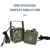 Haut-parleur OEM 50W 4ohm pour appels d'oiseaux, sons d'animaux de chasse, simulateur de chant d'oiseaux