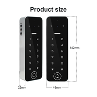 Système de contrôle d'accès numérique Secukey économique avec carte EM 125 kHz, clavier RFID, interphone vidéo intelligent biométrique WiFi, sonnette de porte