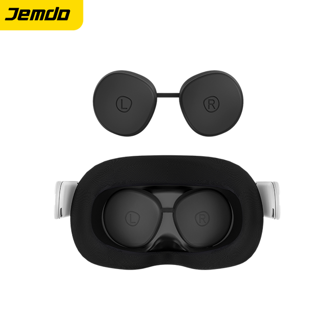 Jemdo for Quest3 VR Lens Protective Cover Soft Silicone Scratch-Resistant Dust-Proof Anti-Scratch Case Model T-9061 Multi