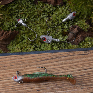 Señuelo <span class=keywords><strong>de</strong></span> arrastre <span class=keywords><strong>de</strong></span> agua dulce <span class=keywords><strong>de</strong></span> plomo Cross-border Blood Trough Bottom Fishing Far-Cast Simulation Fish-shaped Sea Bass - Product Image 5