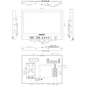 SEETEC ATEM156 profesional Quad HDMI Broadcast Director Monitor Multi-formato Switcher Companion para producción <span class=keywords><strong>de</strong></span> estudio <span class=keywords><strong>en</strong></span> vivo - Product Image 6