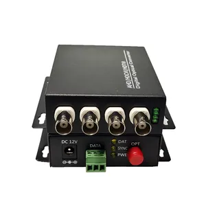 4 Channel 960P 720P AHD TVI CVI Video Fiber Optical Media Converters for 1.3MP/1MP AHD/CVI/TVI CVBS camera CCTV security system
