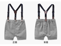 Costumes pour garçons de 0 à 3 ans, vêtements pour enfants, anniversaire garçons, hommes, nœud papillon, manches courtes, Short, ensemble de vêtements