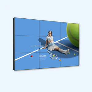 Écrans vidéo muraux HD intérieurs de 55 pouces pour magasin de détail, ascenseur, 2x2/2x3/3x3, cadre <span class=keywords><strong>LCD</strong></span> étroit, 0,88 mm, 1,7 mm, épissure multi-panneaux - Product Image 4