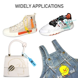 Biểu tượng tùy chỉnh con dấu nhựa tag cho quần áo giày may Zip Tie tag - Product Image 6