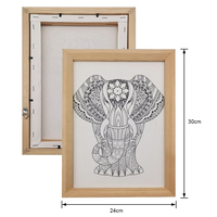 Bonne qualité cadre de planche toile tendue ensemble artiste peinture dessin toile fournitures