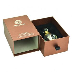Boîte cadeau de mariage avec poignée, design floral, boîte rigide en papier pour cadeaux de mariage - Product Image 4