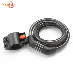 Jinta Hot Bán 1200Mm Kết Hợp Cáp Dây Khóa Với Khung Xe Máy Điện Scooter Khóa Xe Đạp Cáp Khóa - Product Image 1
