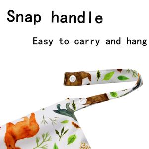 2 Bolsas Impermeables Reutilizables Pequeñas y Portátiles de TPU con Cierre de Cremallera para Guardar Pañales, Bolsas de Viaje para el Gimnasio, Bolsas para Pañales Mojados - Product Image 4