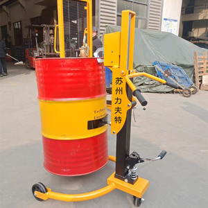 รถเข็นถังน้ำมันซูโจว ลิฟูเต้ ขนาด 200 ลิตร แบบไฮดรอลิก ควบคุมด้วยมือ สำหรับงานอุตสาหกรรม โครงเหล็ก ทนทาน ล้อสี่ล้อ - Product Image 1