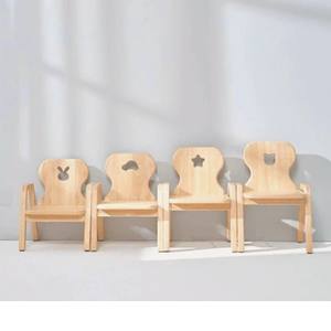 เก้าอี้เด็กปรับระดับได้ 4 ระดับ ทำจากไม้ยางพาราแท้ ทาสีด้วยน้ำ ขายดีที่สุด - Product Image 2