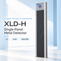 Détecteur de métaux portable SUN LEADER 5 Zones HF à panneau unique, le plus populaire – Durable, léger, pour intérieur et extérieur XLD-H