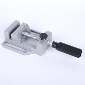 Tornillos de Banco Industriales de Aleación de Aluminio de Grado Industrial, Suministro Directo de Fábrica, Mini Tornillos de Banco de Liberación Rápida con Mordazas Planas - Product Image 3