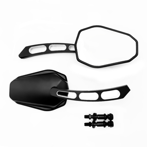 Rétroviseur latéral frais en aluminium SF-212 approuvé par Emark pour l'état neuf de motos - Product Image 1