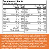Suplemento Multivitamínico para Mujeres OEM/ODM, con Biotina, Calcio, Ácido Fólico, Hierro y Zinc, Favorece el Bienestar General