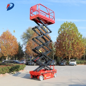 Plate-forme de travail aérienne mobile électrique mobile Andamios élévateur à ciseaux pour échafaudage automatique hydraulique électrique élévateur pour fauteuil <span class=keywords><strong>roulant</strong></span> - Product Image 1