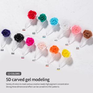 JTING Gel de sculpture 5D à effet tridimensionnel très populaire pour l'art des ongles, fournitures professionnelles pour salons de manucure, personnalisation OEM/ODM - Product Image 2