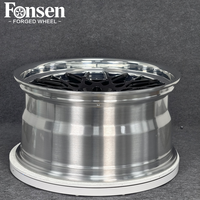 Velg Mobil Custom 2 Piece 3 Piece 5x114.3 5x112 5x130 Concave Forged untuk Corvette Z06 Cls C8 Sf90, Velg Alloy