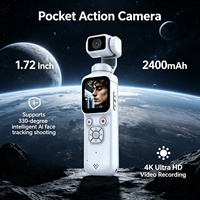 Taşınabilir 4K Dijital Kamera 2400mAh Otomatik Odaklama 31 Özelleştirilebilir Filtre Yapay Zeka Yüz Takibi Güzellik Kamerası Seyahat ve Dış Mekan Çekimleri için