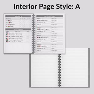 สมุดบันทึกแบบสันห่วง OEM Mini Desktop Table A7 สำหรับ<span class=keywords><strong>ฟุตบอล</strong></span><span class=keywords><strong>โลก</strong></span> 2026 สหรัฐอเมริกา-แคนาดา-เม็กซิโก พิมพ์ลายตามสั่ง บันทึกการเดิมพัน <span class=keywords><strong>ติดตาม</strong></span>ผลการเดิมพัน - Product Image 5